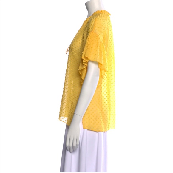 Alice and Olivia yellow blouse - Picture 3 of 6